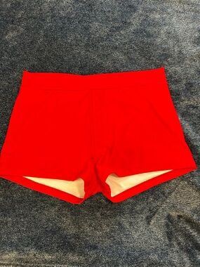 Women’s Red Swim Shorts